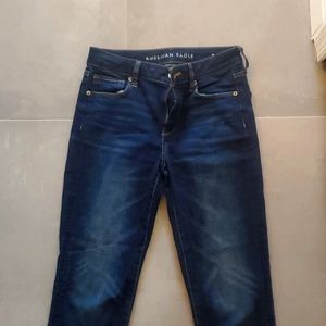 American eagle mid rise super stretch jeans size 4 xshort